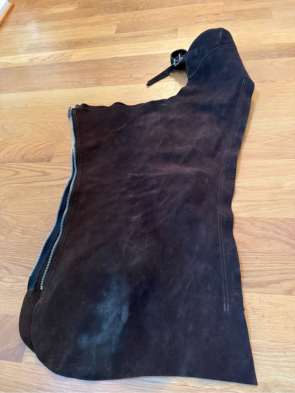 Whitman Full CHAPS Brown Suede - see measurements - Picture 3 of 16